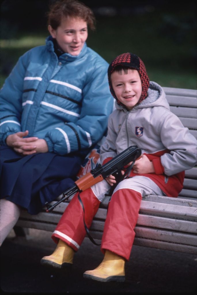 kid with gun